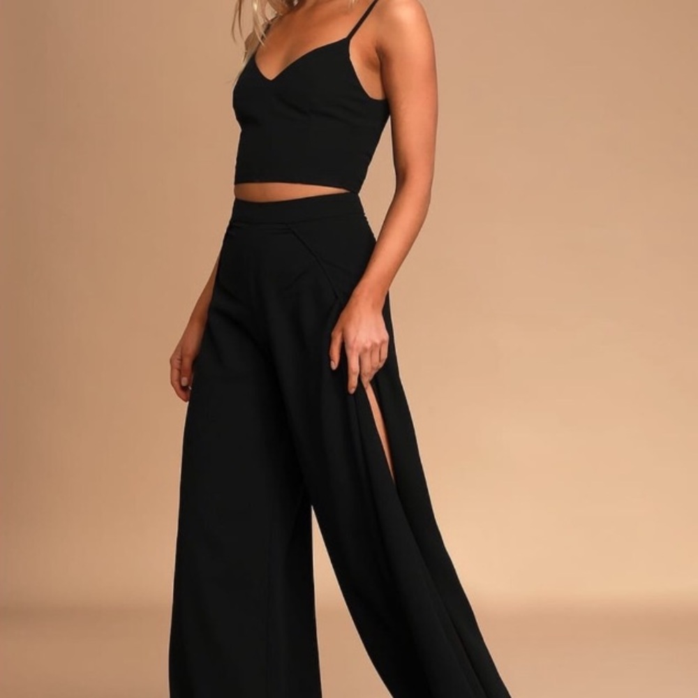 Lulu’s Out Tonight Two Piece Set Jumpsuit
